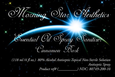 (118 ml /4 fl oz)   NDC: 80749-200-10 - Essential Oil Sanitizer Spray Cinnamon Bark 4oz